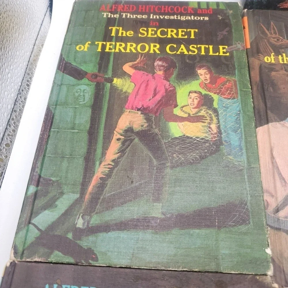 Alfred Hitchcock The Three Investigators Vintage Mystery‎ Hardcover Lot 1-6 & 12